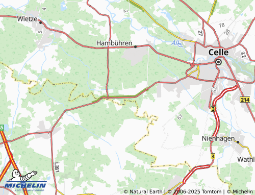 MICHELIN Schönhop map - ViaMichelin