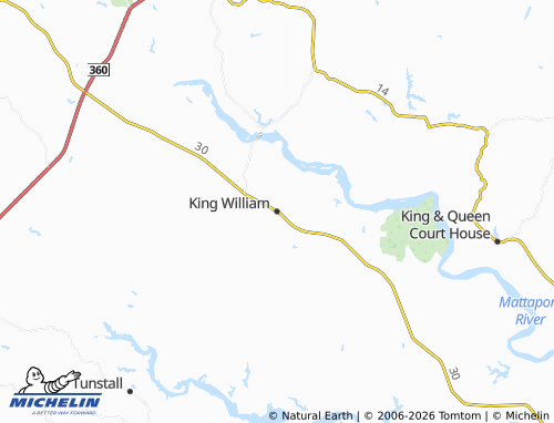 Mappa MICHELIN King William - ViaMichelin