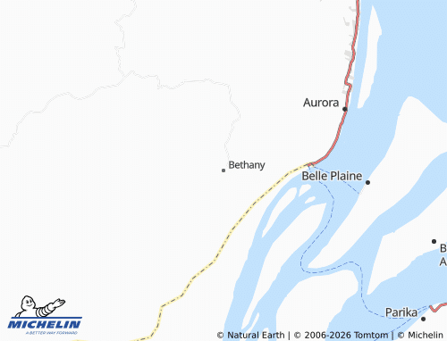 Mappa MICHELIN Bethany - ViaMichelin