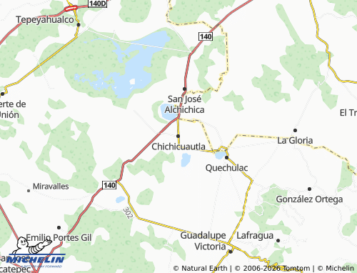 MICHELIN Chichicuautla map - ViaMichelin