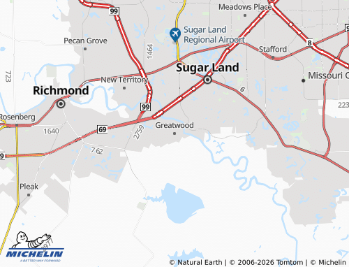 Mapa MICHELIN Greatwood - ViaMichelin