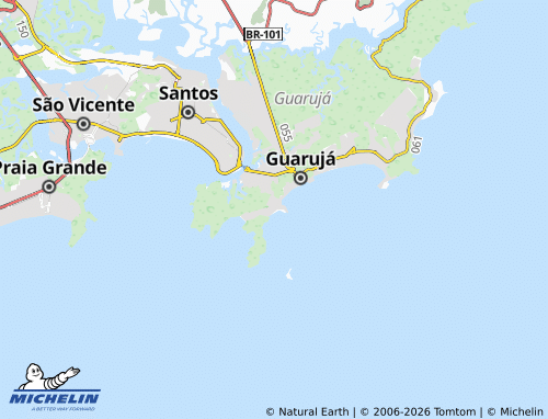 Carte MICHELIN Tombo - ViaMichelin