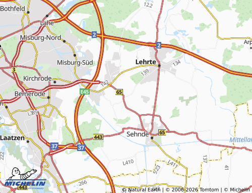 MICHELIN Ilten map - ViaMichelin