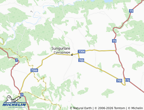 Carte MICHELIN Sungurlare - ViaMichelin