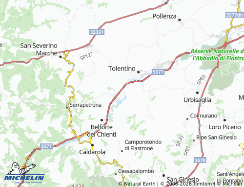 MICHELIN Le Grazie map - ViaMichelin