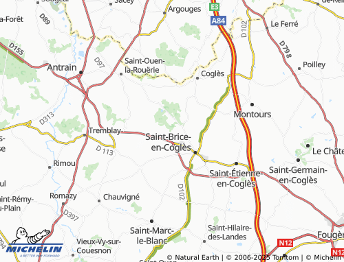 MICHELIN La Ville-du-Bois map - ViaMichelin