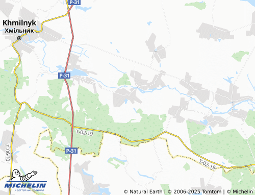 MICHELIN Kurylivka map - ViaMichelin