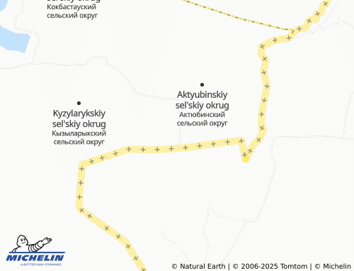 MICHELIN Bayterek map - ViaMichelin