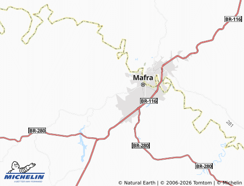 MICHELIN Restinga map - ViaMichelin