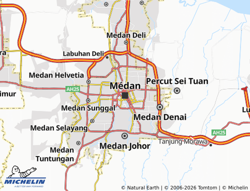 MICHELIN Medan map - ViaMichelin