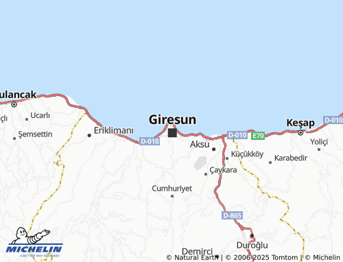 MICHELIN-Landkarte Çinarlar - ViaMichelin