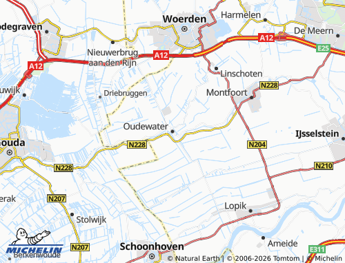 Mapa MICHELIN Oudewater - ViaMichelin