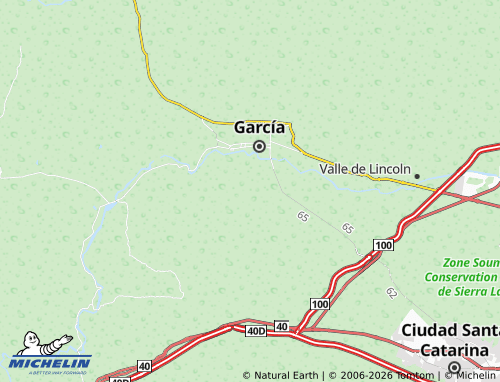 Mappa MICHELIN Valle de San José Segundo Sector - ViaMichelin