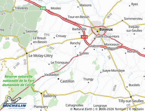 MICHELIN Agy map - ViaMichelin