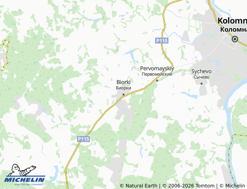 Carte MICHELIN Biorki - ViaMichelin