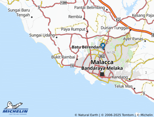 Carte MICHELIN Taman Rambai Tengah - ViaMichelin