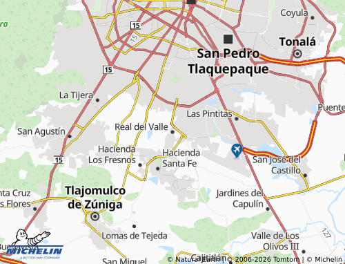 Mapa MICHELIN Real del Valle - ViaMichelin