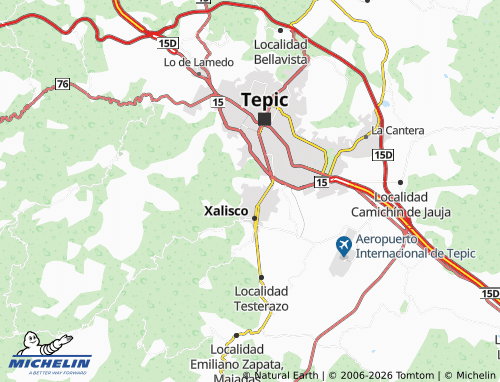 Mapa MICHELIN Lomas Bonitas - ViaMichelin