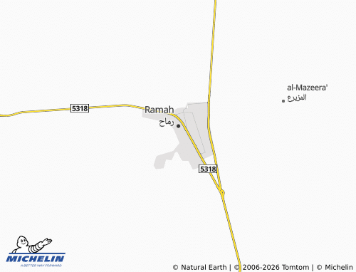 MICHELIN-Landkarte al-Yasameen - ViaMichelin