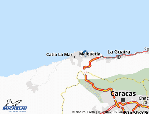MICHELIN Catia La Mar map - ViaMichelin