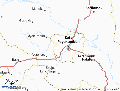MICHELIN Koto Tangah map - ViaMichelin