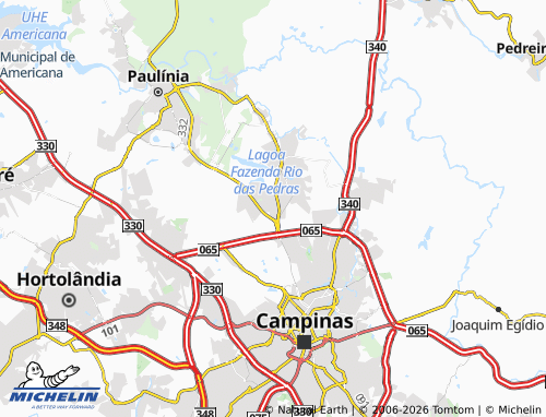 MICHELIN Vila Modesto Fernandes map - ViaMichelin