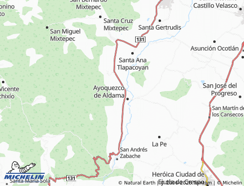 Mappa MICHELIN Niños Héroes - ViaMichelin