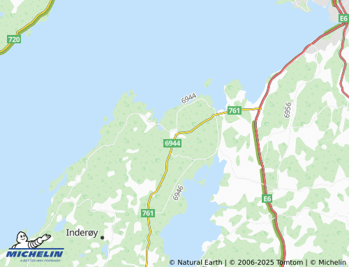MICHELIN Gangstad map - ViaMichelin