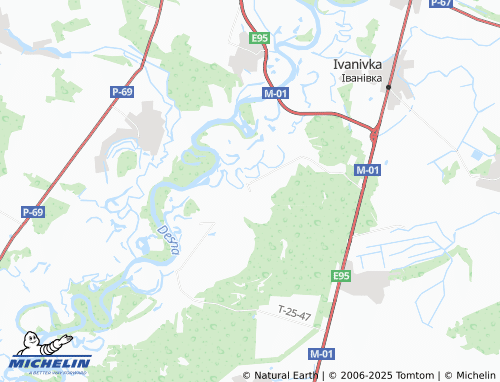 MICHELIN Zolotynka map - ViaMichelin