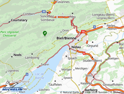 Mappa MICHELIN Vingelz - ViaMichelin
