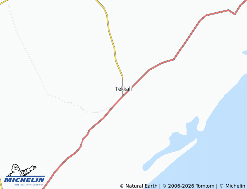 MICHELIN Tekkali map - ViaMichelin