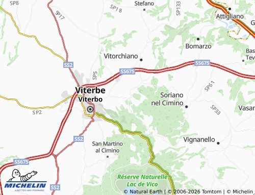 MICHELIN-Landkarte Bagnaia - ViaMichelin