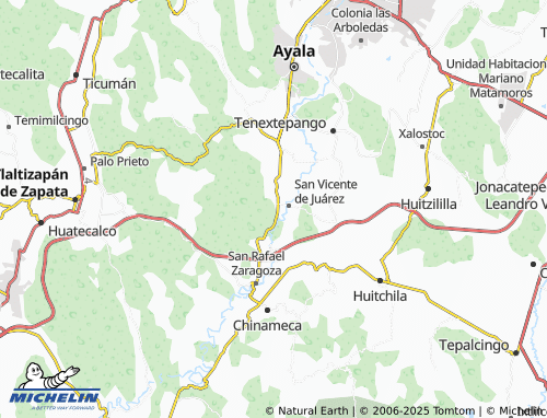 Mapa MICHELIN Colonia las Flores - ViaMichelin