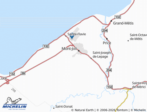 Mappa MICHELIN Saint-Jean-Baptiste - ViaMichelin