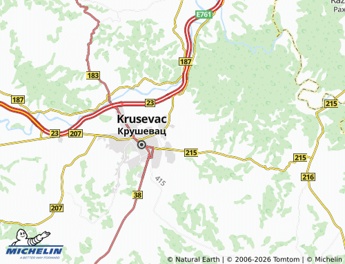 Mapa MICHELIN Dedina - ViaMichelin
