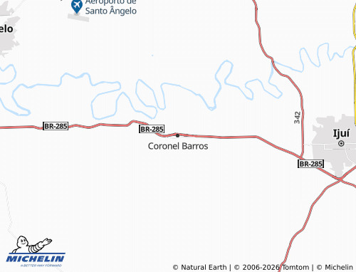 Mapa MICHELIN Coronel Barros - ViaMichelin