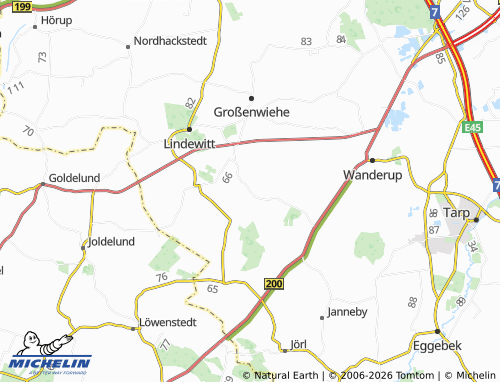 MICHELIN Oxlund map - ViaMichelin