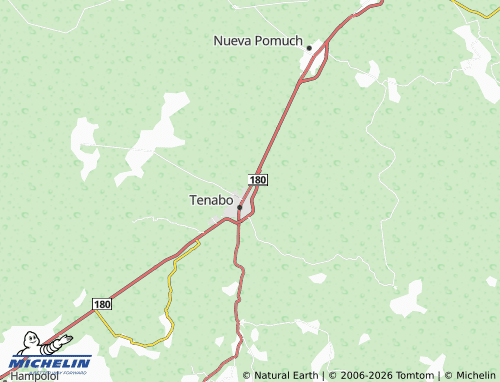MICHELIN Jacinto Canek map - ViaMichelin