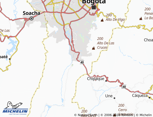 Carte MICHELIN La Esperanza de Usme - ViaMichelin