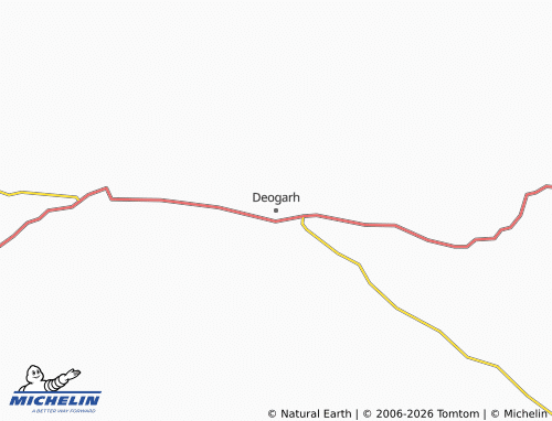 MICHELIN Deogarh map - ViaMichelin