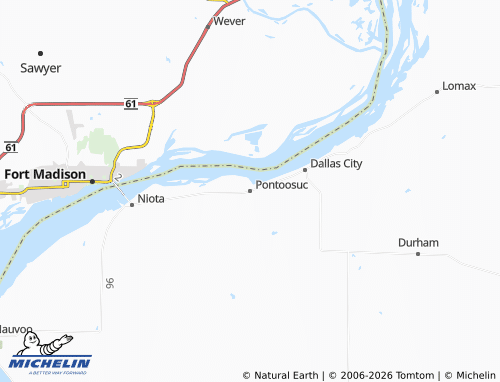 Mappa MICHELIN Pontoosuc - ViaMichelin