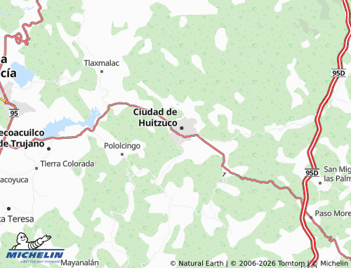 MICHELIN-Landkarte Los Pilares - ViaMichelin