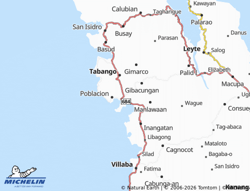 MICHELIN Omaganhan map - ViaMichelin