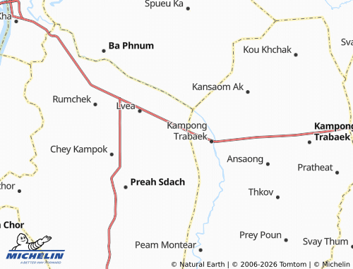 Mappa MICHELIN Krang Svay - ViaMichelin