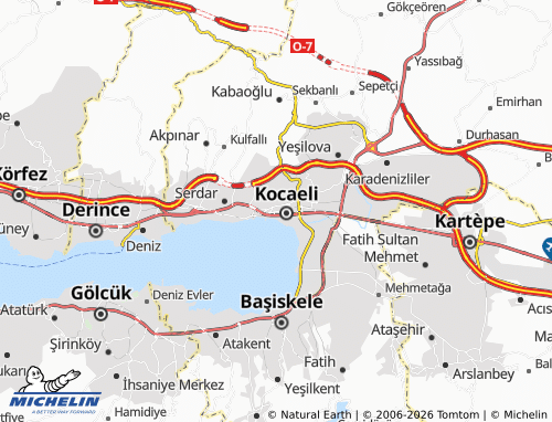 Mappa MICHELIN Izmit - ViaMichelin