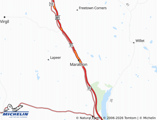 Mappa MICHELIN Marathon - ViaMichelin