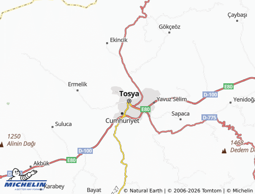 MICHELIN İlyasbey map - ViaMichelin