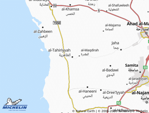 MICHELIN-Landkarte al-Marabi - ViaMichelin