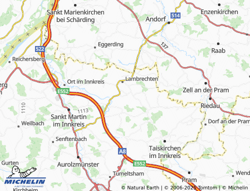 MICHELIN-Landkarte Bruck - ViaMichelin