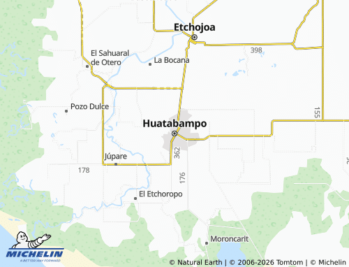 MICHELIN Huatabampo map - ViaMichelin
